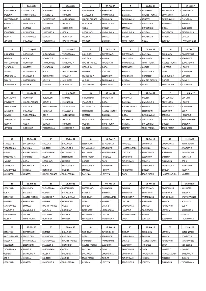 Spielplan 17-18